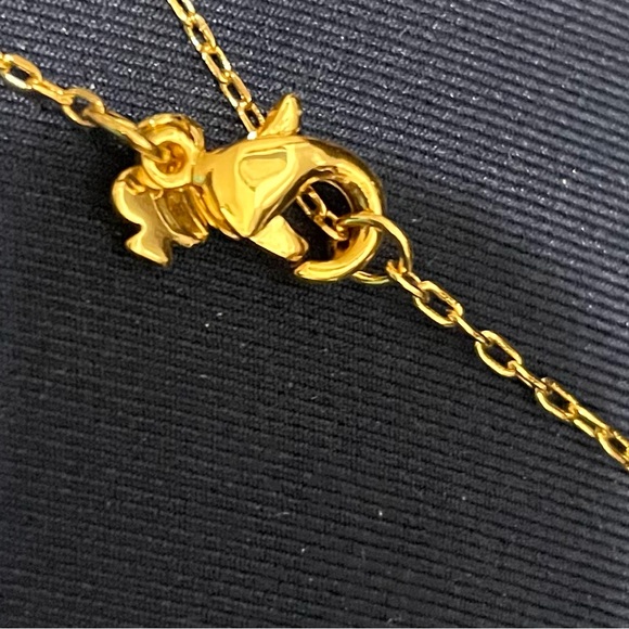 kate spade Gold-Tone Necklace with Ivory Pearl Drops and fish. NWT - Picture 5 of 8